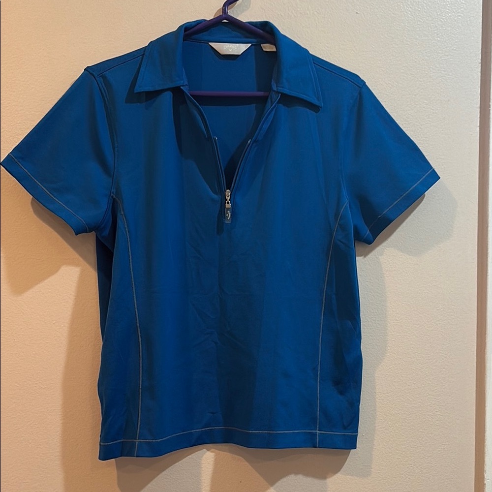 Blue Short Sleeve Polo Shirt